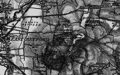 Old map of Little Gringley in 1899