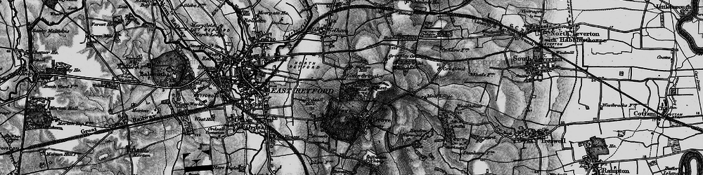 Old map of Little Gringley in 1899