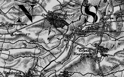 Old map of Little Harrowden in 1898