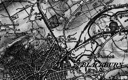 Old map of Little Harwood in 1896