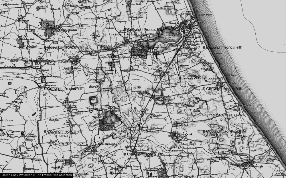 Old Map of Little Hatfield, 1897 in 1897