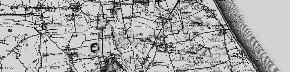 Old map of Little Hatfield in 1897