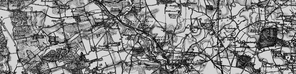 Old map of Largate in 1898