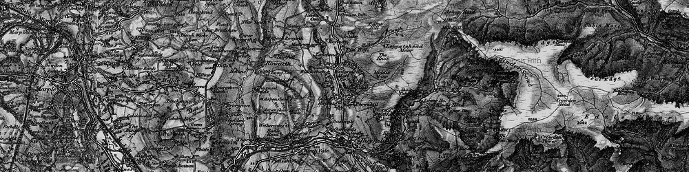 Old map of Little Hayfield in 1896
