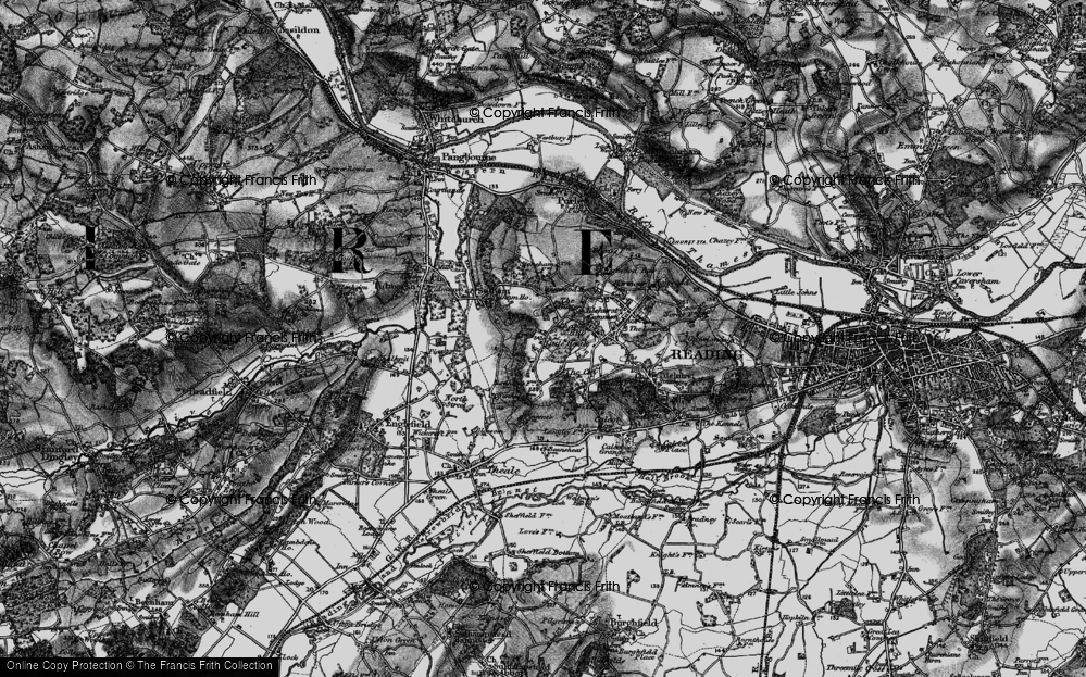 Old Map of Little Heath, 1895 in 1895