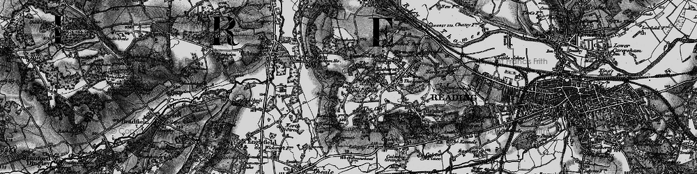 Old map of Little Heath in 1895