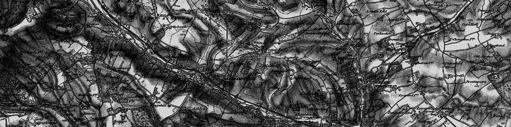 Old map of Little Heath in 1896