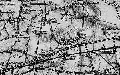 Old map of Little Heath in 1896