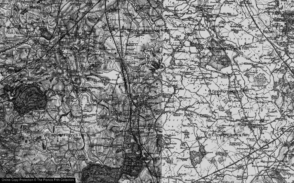Old Map of Little Heath, 1897 in 1897