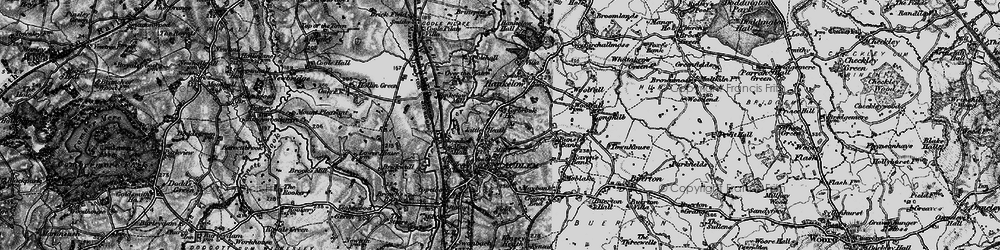 Old map of Little Heath in 1897