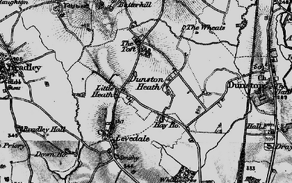 Old map of Little Heath in 1897