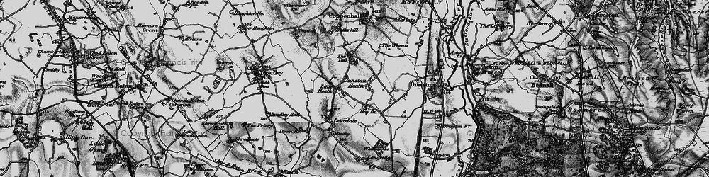 Old map of Little Heath in 1897