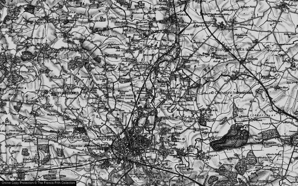 Old Map of Little Heath, 1899 in 1899