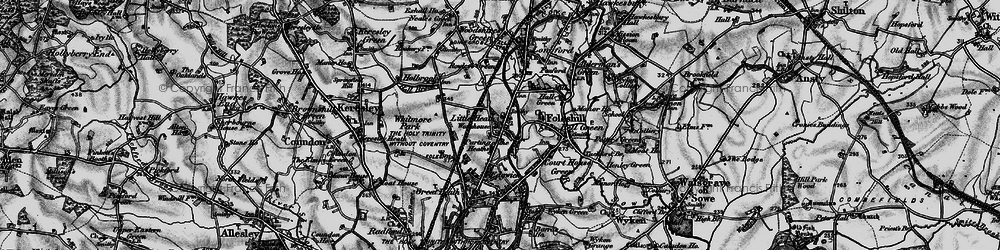 Old map of Little Heath in 1899