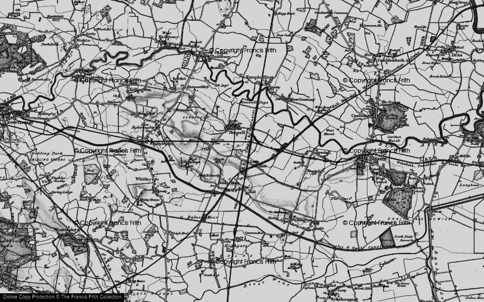 Old Map of Little Heck, 1895 in 1895