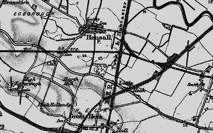 Old map of Little Heck in 1895