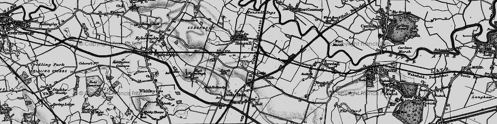 Old map of Little Heck in 1895
