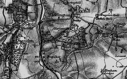 Old map of Little Henham in 1895