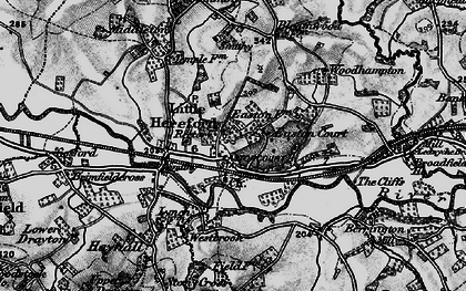 Old map of Little Hereford in 1899