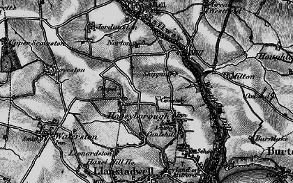 Old map of Little Honeyborough in 1898