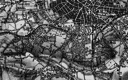 Old map of Little Horton in 1896