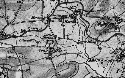 Old map of Little Horton in 1898