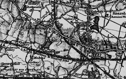 Old map of Little Hulton in 1896