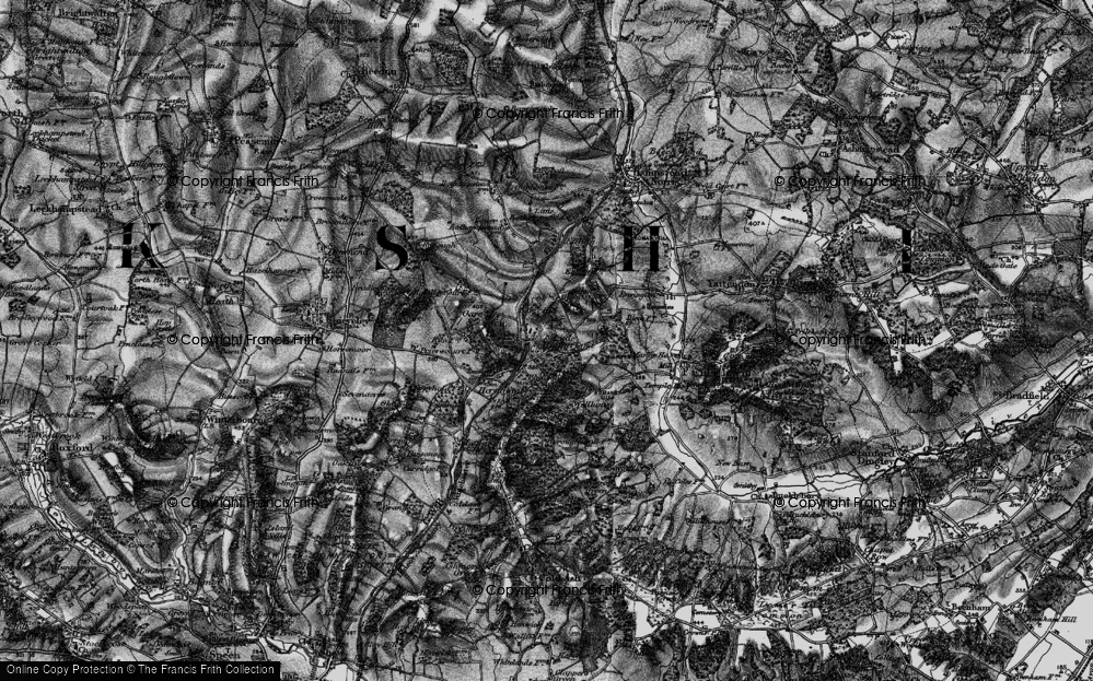 Old Map of Little Hungerford, 1895 in 1895