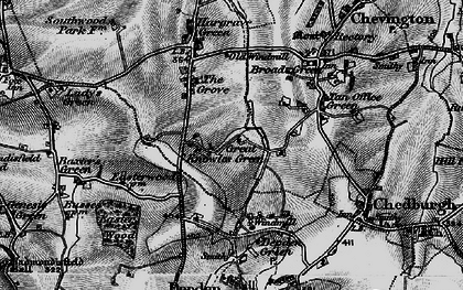 Old map of Little Knowles Green in 1898