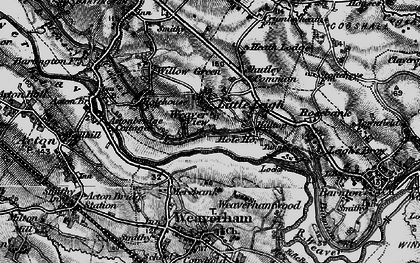 Old map of Little Leigh in 1896