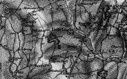 Old map of Little Leighs in 1896