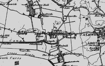 Old map of Little Leven in 1897