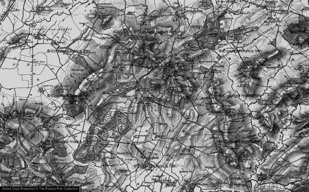 Old Map of Little London, 1895 in 1895