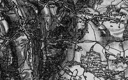 Old map of Blaisdon Wood in 1896