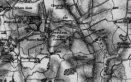 Old map of Little London in 1896