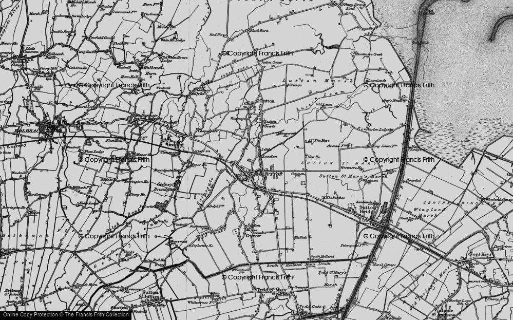 Old Map of Little London, 1898 in 1898