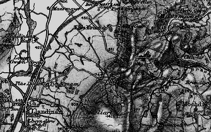 Old map of Bryn-helyg in 1899