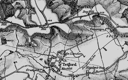 Old map of Little London in 1899