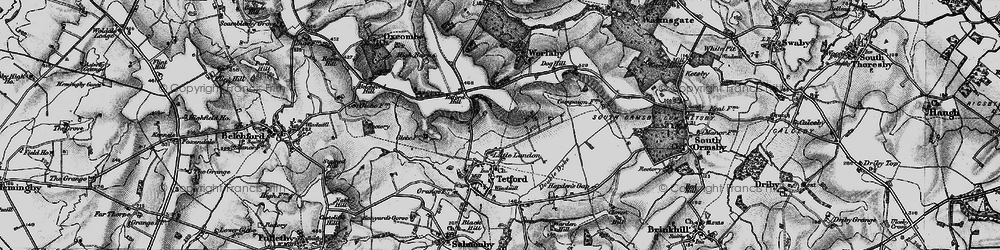 Old map of Little London in 1899