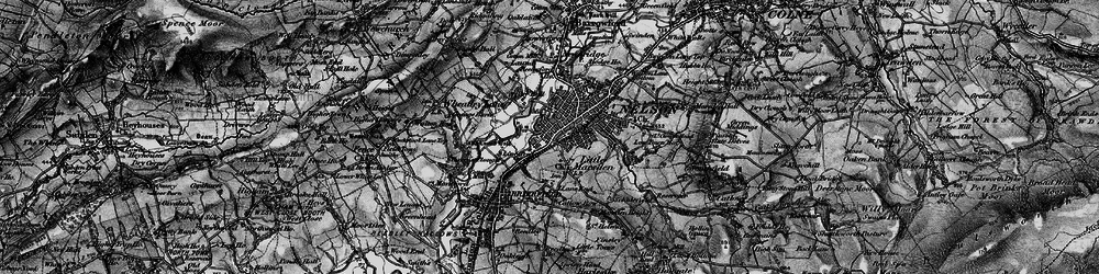 Old map of Little Marsden in 1898