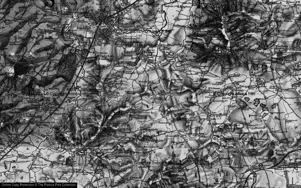 Old Map of Little Mascalls, 1896 in 1896