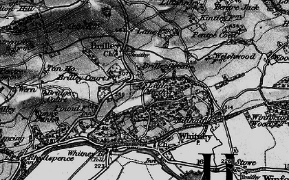 Old map of Brilley Green in 1896