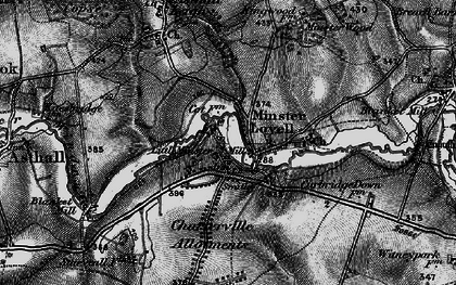 Old map of Little Minster in 1895