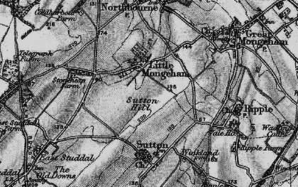 Old map of Little Mongeham in 1895
