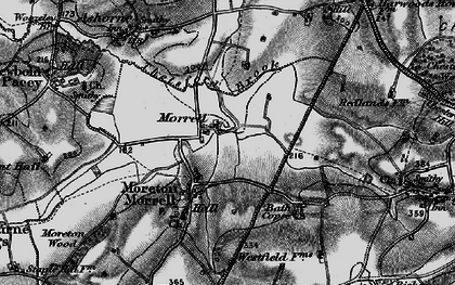 Old map of Little Morrell in 1898