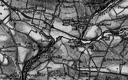 Old map of Little Newcastle in 1898