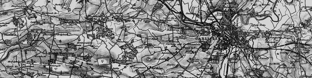 Old map of Little Orton in 1897