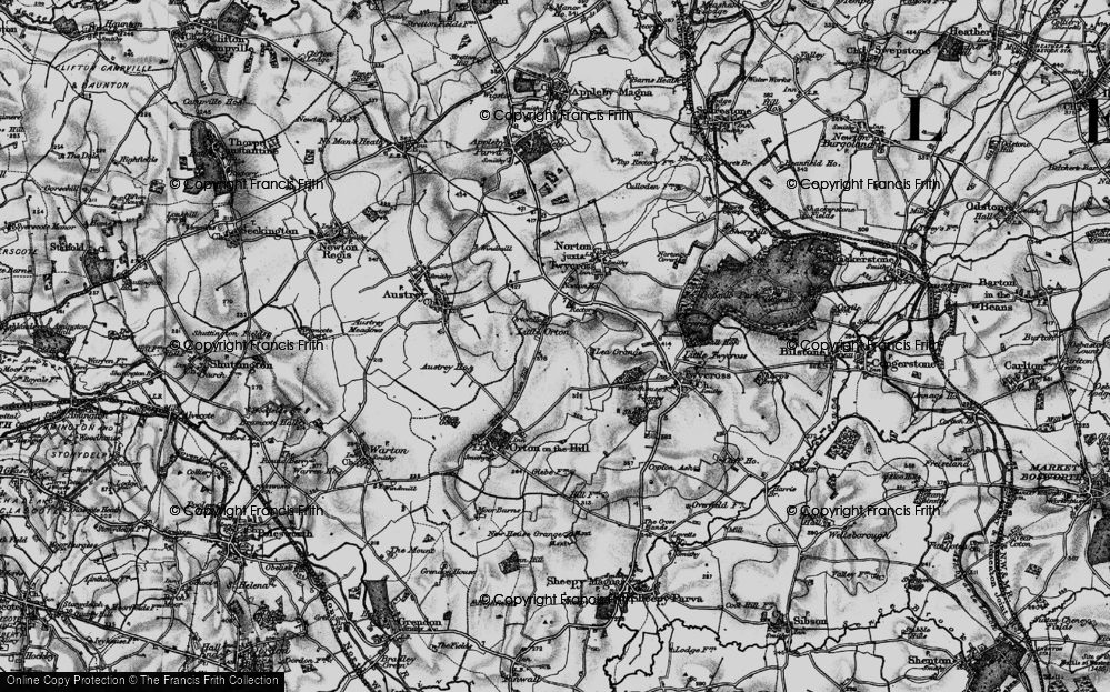 Historic Ordnance Survey Map of Little Orton, 1899