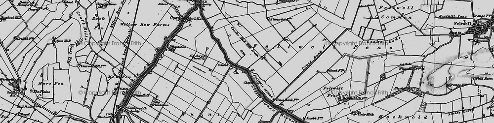 Old map of Little Ouse in 1898