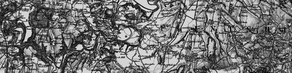 Old map of Little Overton in 1897